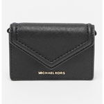 Michael Kors, Geanta crossbody de piele Saffiano Jet Set, Negru