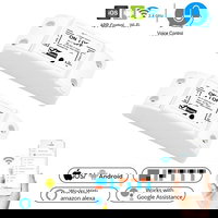 Intrerupator Smart Techstar® KG16 Wireless 2 4GHz Smart Home Google Home. Amazon Echo Alexa IFTTT