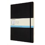 Agenda Moleskine Classic Dotted Paper Notebook Soft Cover Black 29.7 x 21 cm punctata 192 file