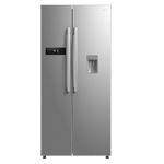 Frigider side-by-side Tesla RB5201FMXE, E, 535LH177, Total No Frost, Dozator apa, LED, Inox, Tesla