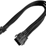 Nanoxia Cablu prelungitor PCI Express 8 pini 30 cm Black