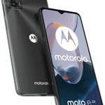 Smartphone Motorola Moto E22i, Octa Core, 32GB, 2GB RAM, Dual SIM, 4G, Tri-Camera, Graphite Grey