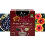 Ceai BIO aronia, hibiscus si mar, 12 plicuri 24 g Yogi Tea