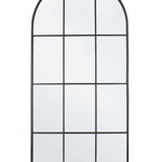 Oglinda decorativa Nucleos, Bizzotto, 80 x 170 cm, otel/MDF/sticla, negru, Bizzotto