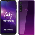 Telefon Mobil Motorola One Macro, Procesor Mediatek MT6771 Helio P70, Octa-Core 2 GHz, IPS LCD Capacitive touchscreen 6.2", 4GB RAM, 64GB Flash, Camera Tripla 13 + 2 + 2 MP, Wi-Fi, 4G, Dual Sim, Android (Violet)