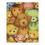 Puzzle din plastic Pintoo - Smart - Poodle and Teddy Bears, 500 piese (H1124), Pintoo