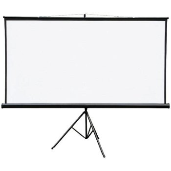 Ecran de proiectie 4World cu suport 221 x 124 cm format 16:9 alb mat