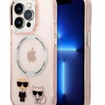 Karl Lagerfeld Husă pentru telefon iPhone 14 Pro 6,1" culoarea roz, Karl Lagerfeld