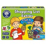 Joc educativ in limba engleza Lista de cumparaturi Fructe si legume, Orchard Toys, 2-3 ani +, Orchard Toys