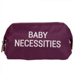 Childhome Baby Necessities Aubergine geantă pentru cosmetice, Childhome