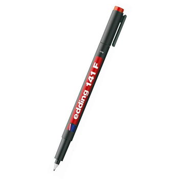 Marker permanent Edding 141F, 0.6 mm, rosu - Pret/buc, Edding