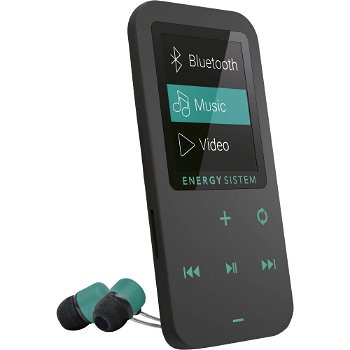 MP4 Player Energy Sistem Touch Bluetooth 8GB Black Mint