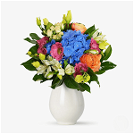 Buchet de flori - Nuante de albastru - premium, Floria