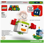 LEGO® Super Mario - Set de extindere Clovn-mobil Bowser Jr. 71396, 84 piese