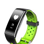 Bratara Fitness iUni Z11 Plus, Display OLED, Bluetooth, Pedometru, Monitorizare puls, Notificari, Android si iOS (Verde), iUni