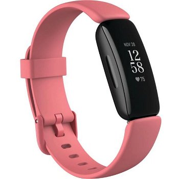 Bratara fitness Fitbit Inspire 2 Bluetooth Rezistenta la apa Roz/Negru