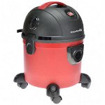 Aspirator pentru curățare uscată și umedă Hausberg HB-2095RS, 1200W, 15 litri, Cablu: 3,2 metri, Roșu / negru, Hausberg