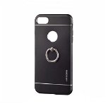 Husa Protectie Spate Motomo Metal Black pentru Apple iPhone 7