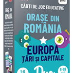 Orase din Romania. Europa. Tari si capitale. Carti de joc educative - ***