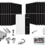 Sistem de alimentare cu energie solara, 5KW, Monofazat, OFF-Grid, KIT5KW-MONO-GR-455-OFF, GROWATT