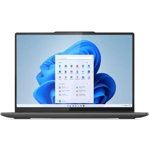 Laptop LENOVO Yoga Pro 9 14IRP8, Intel Core i7-13705H pana la 5GHz, 14" 3K, 32GB, SSD 1TB, NVIDIA GeForce RTX 4050 6GB, Windows 11 Home, Storm Grey