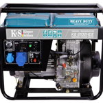 Generator de curent 5.5 kW diesel - Heavy Duty Euro 2 - Konner & Sohnen - KS-6102DE-HD