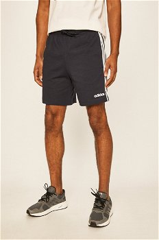 Pantaloni sport tip bermude cu imprimeu logo, pentru fitness