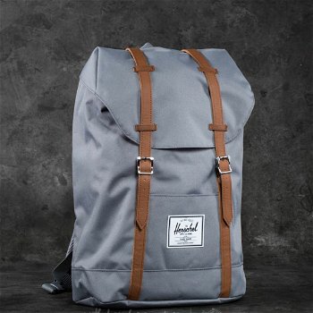 Herschel Supply Co. Retreat Backpack Grey/ Tan Synthetic Leather
