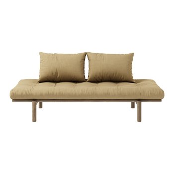 Canapea galbenă extensibilă 200 cm Pace - Karup Design, Karup Design