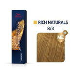 Wella Professionals Koleston Perfect Me+ Rich Naturals vopsea profesională permanentă pentru păr 8/3 60 ml, Wella Professionals