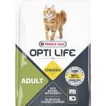 VERSELE-LAGA Opti Life Cat Adult Chicken 7.5 kg Hrana uscata pisici adulte, cu pui, VERSELE-LAGA