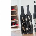 Trusa somelier cu 5 accesorii pentru pasionatii de vinuri