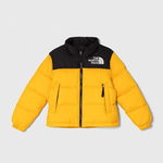 The North Face geaca de puf pentru copii 1996 RETRO NUPTSE JACKET culoarea galben, The North Face