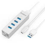 Hub USB Orico ASH4-U3 USB 3.0 Silver