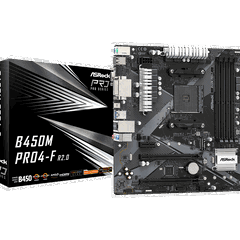 Placa de baza ASRock Placa de baza B450M PRO4-F