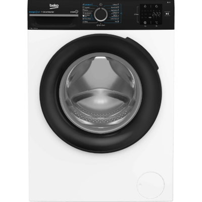 Beko Masina de spalat rufe Beko BM3WFU37213WBPB, 7 kg, 1200 rpm, Clasa A, SteamCure, Recycled Tub, ProSmart Inverter Motor, AddXtra, Alb, Beko