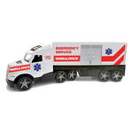 Camion de jucarie Wader Magic Truck Ambulance (Alb/Rosu), Wader