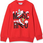 Moschino Logo Crewneck Sweatshirt And Ski RED, Moschino