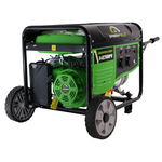 Generator de curent pe benzina Greenfield G-EC7500PW, portabil, pornire manuala, monofazat, 7 kVA, roti de transport, Greenfield