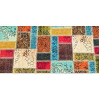 Covor Antiderapant Multicolor, Abstract, Poliester, 60 x 240 cm