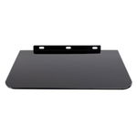 Suport cu raft de sticla pentru DVD / Console / Quality SkyBox Satellite, Maclean MC/629, Greutate maxima suportata 8kg, Negru, Maclean