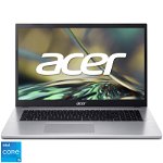 17.3'' Aspire 3 A317-54, FHD IPS, Procesor Intel Core i5-1235U (12M Cache, up to 4.40 GHz, with IPU), 16GB DDR4, 512GB SSD, Intel Iris Xe, No OS, Pure Silver, Acer