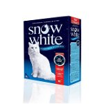 Nisip litiera Snow White Long Hair Parfumat, 12L, pentru pisicile cu blana lunga