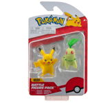 Set figurine de actiune Chikorita & Pikachu 2buc Pokemon