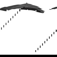 Umbrela de gradina cu stalp vidaXL, antracit, 200x130 cm 315553