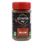 Cafea instant liofilizata STRETTO Destination, bio, 100 g
