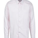 Camasa slim fit alb & roz pal din bumbac - Burton Menswear London , Burton Menswear London