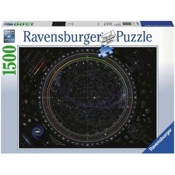 Puzzle Harta Universului, 1500 Piese, Ravensburger