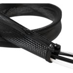 Manson protectie cabluri Logilink KAB0049, cu fermoar, diametru 35mm, 2m, Negru, LogiLink