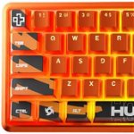 Tastatura mecanica gaming QwertyKey 65 Hurricane, Hotswap, RGB, switch-uri Red